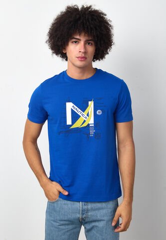 Camiseta NAUTICA Azul Nautica