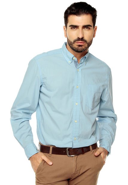 Camisa Azul Nautica