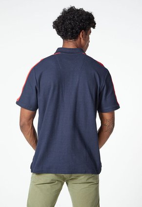 Polo Azul-Rojo-Blanco Nautica