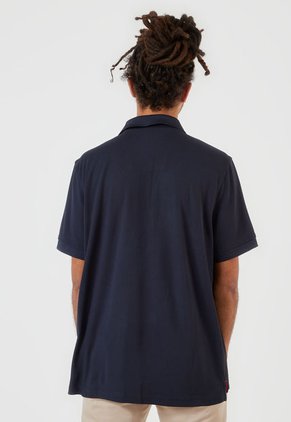 Polo Azul Navy-Coral Nautica
