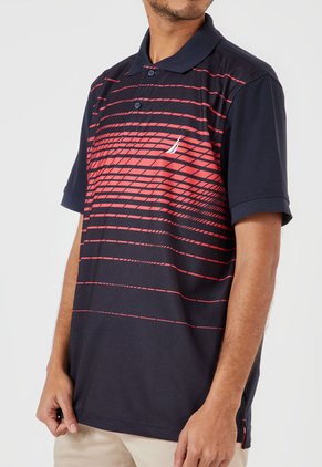 Polo Azul Navy-Coral Nautica