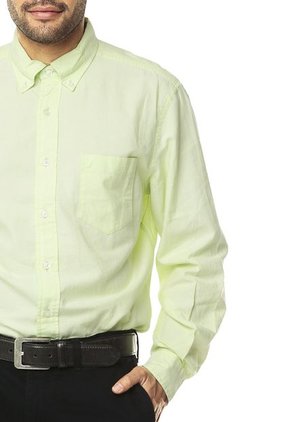 Camisa Verde limón Nautica