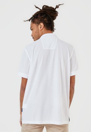 Polo Blanco-Azul Nautica