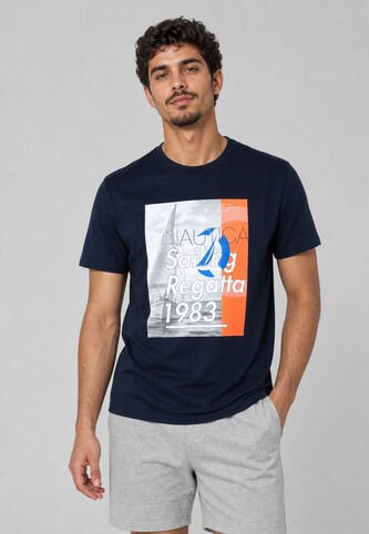 Camiseta NAUTICA Azul Nautica