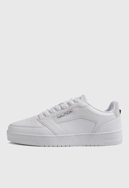 Tenis Blanco-Gris-Azul Navy NAUTICA Bascule