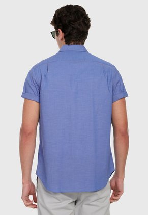 Camisa Azul Nautica