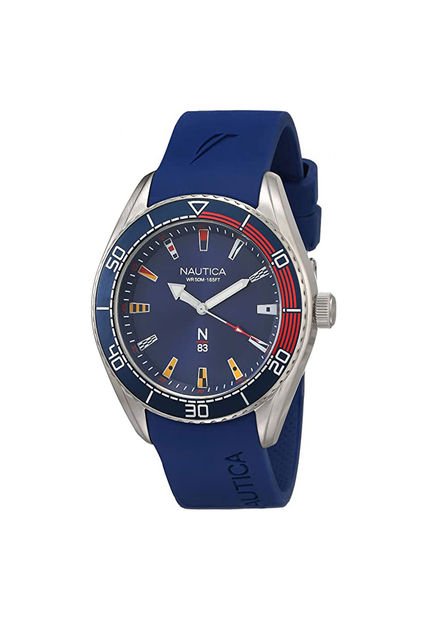 Reloj Para Hombre Nautica Finn World Napfws001 Azul