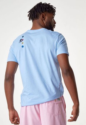 Camiseta NAUTICA Celeste