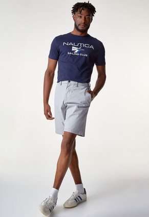 Camiseta Azul-Blanco Nautica
