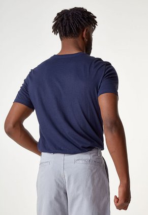 Camiseta Azul-Blanco Nautica