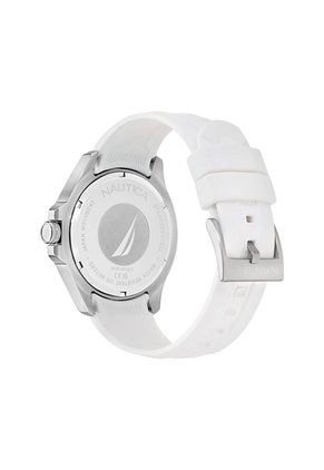Relojes Nautica Hombre NCT Leeway. Silicona Blanco NAPLWF5O3