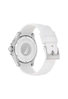 Relojes Nautica Hombre NCT Leeway. Silicona Blanco NAPLWF5O3