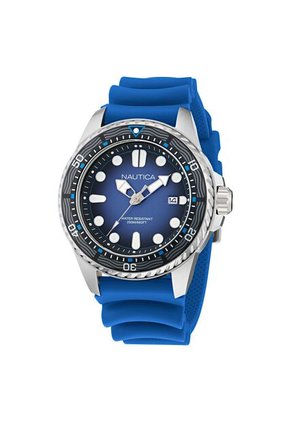 Relojes Nautica Hombre NCT Sea Dive. Silicona Negro NAPSDF504