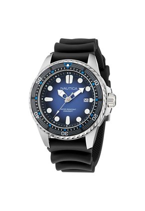 Relojes Nautica Hombre NCT Sea Dive. Silicona Negro NAPSDF504