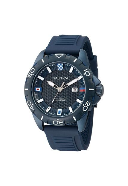 Relojes Nautica Hombre NSR. Silicona Azul NAPNRS506