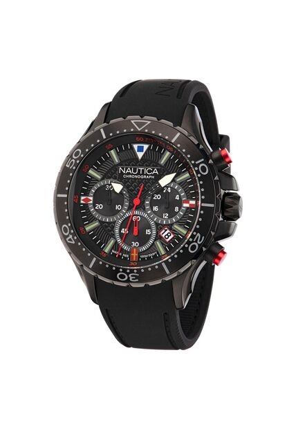 Reloj Nautica Hombre NST. Silicona Negro NAPNSF202
