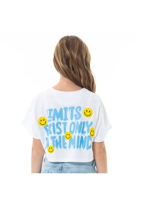 Camiseta Corta Para Niñas Blanca NAUTY BLUE 50788