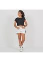 Short Para Niñas En Denim Blanco 8401 de Nauty Blue