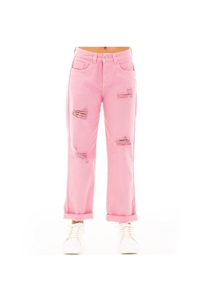 Jean Boyfriend Rosado Nauty Blue Para Niñas 19172
