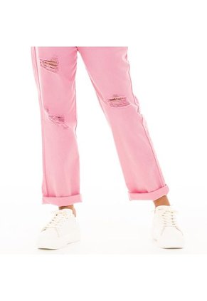 Jean Boyfriend Rosado Nauty Blue Para Niñas 19172