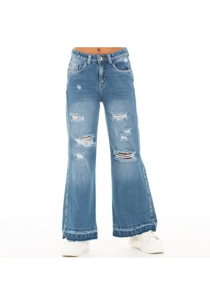 Jean Bota Campana Azul Nauty Blue Para Niñas 19150