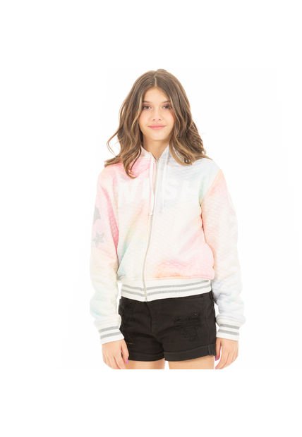 CHAQUETA TIE DYE PARA NIÑAS WISH NAUTY BLUE 60658