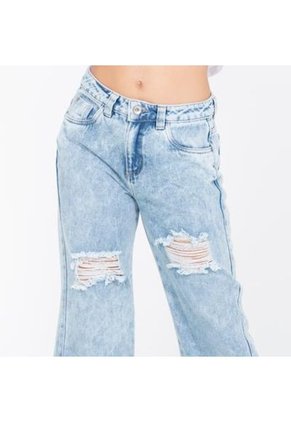 Jean Bota Campana Para Niñas En Denim NAUTY BLUE Para Niñas 19133