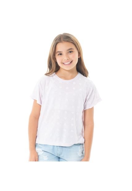 Camiseta Para Niñas De Color Lila NAUTY BLUE 50790