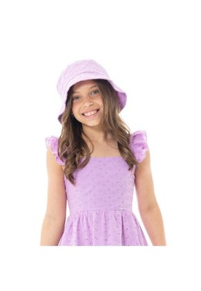 Vestido Corto Para Niñas Color Morado NAUTY BLUE 40144