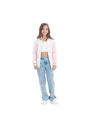 Chaqueta Varsity Para Niñas New York NAUTY BLUE 60683