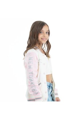 Chaqueta Varsity Para Niñas New York NAUTY BLUE 60683