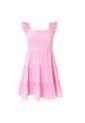 Vestido Corto Para Niñas En Ojalillo Color Rosado NAUTY BLUE 40141 de Nauty Blue