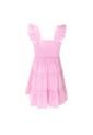 Vestido Corto Para Niñas En Ojalillo Color Rosado NAUTY BLUE 40141 de Nauty Blue
