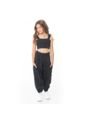 Conjunto Crop Top Y Pantalón Color Negro NAUTY BLUE 8491 de Nauty Blue