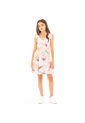 Vestido Corto Para Niñas De Flores Rosado NAUTY BLUE 40064 de Nauty Blue