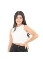 CROP TOP PARA NIÑAS BLANCO DE NAUTY BLUE 50632 de Nauty Blue