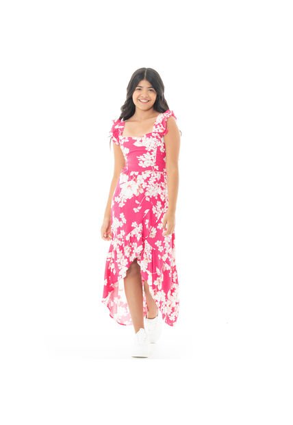 Vestido Largo De Flores Para Niñas NAUTY BLUE 40082