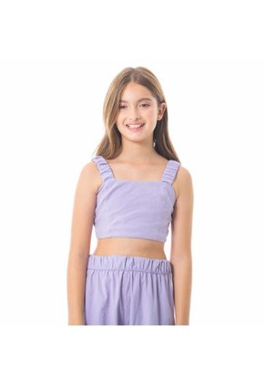 Conjunto Crop Top Y Jogger Para Niñas NAUTY BLUE 8494