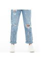 BOYFRIEND JEAN PARA NIÑAS CON PINCELADAS NAUTY BLUE 19180 de Nauty Blue