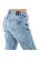 BOYFRIEND JEAN PARA NIÑAS CON PINCELADAS NAUTY BLUE 19180 de Nauty Blue