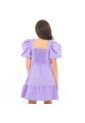 Vestido Corto Para Niñas Gingham Morado NAUTY BLUE 40096 de Nauty Blue