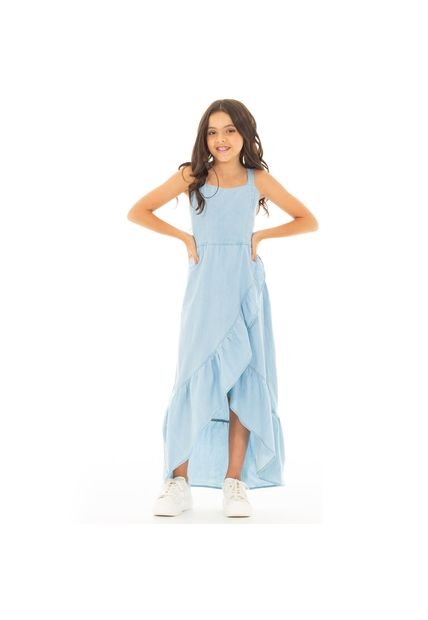 Vestido Midi Azul NAUTY BLUE Para Niñas 40013