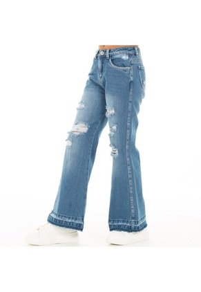 Jean Bota Campana Azul Nauty Blue Para Niñas 19150