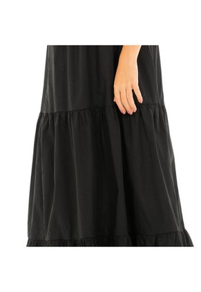 Vestido Largo Negro Nauty Blue Para Niñas 40025