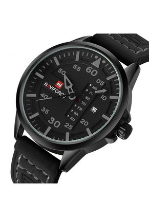 Reloj Hombre Naviforce Cuero Acero Inoxidable NF9074M