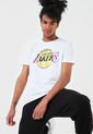 Camiseta Blanco-Violeta-Amarillo NBA Los Angeles Lakers de NBA