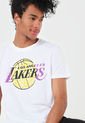 Camiseta Blanco-Violeta-Amarillo NBA Los Angeles Lakers de NBA