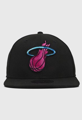 Gorra Negro-Violeta-Azul NBA Miami Heat