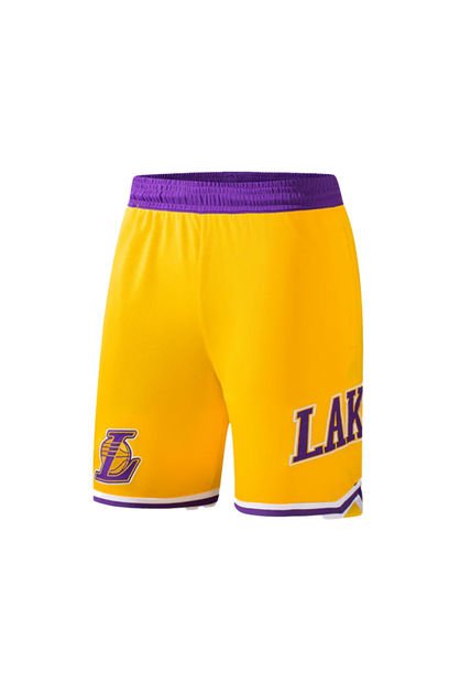 Pantaloneta Deportiva Hombre NBA Lakers - Amarillo