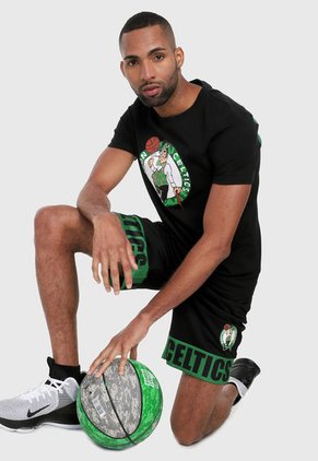 Camiseta Negro-Verde NBA Boston Celtics